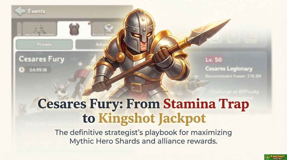 Cesares Fury: Stamina Trap to Kingshot Jackpot